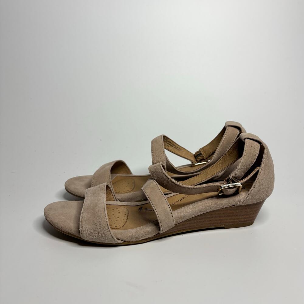 Sofft Innis Strappy Wedge Heeled Sandals in Baywater Suede